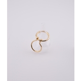 ゴールド | Infinity Loop Double Finger Ring | earyear