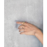 Liquid Arc Double Finger Ring | earyear | 詳細画像10 
