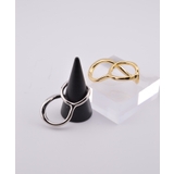 Waveform Double Finger Ring | earyear | 詳細画像15 