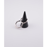 Waveform Double Finger Ring | earyear | 詳細画像4 