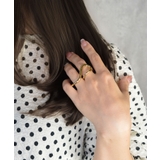 Waveform Double Finger Ring | earyear | 詳細画像9 