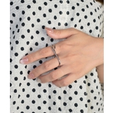 Crossbind Double Finger Ring | earyear | 詳細画像9 