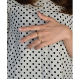 Edge Duo Bar Double Finger Ring | earyear | 詳細画像7 