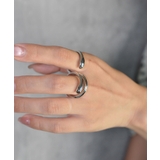 Fakely Two Double Finger Ring | earyear | 詳細画像6 