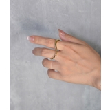 Wavy Mirage Double Finger Ring | earyear | 詳細画像10 