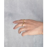 Wavy Mirage Double Finger Ring | earyear | 詳細画像9 