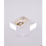 ゴールド | Sculpt Frame Double Finger Ring | earyear