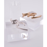 Curve Line Fusion Double Finger Ring | earyear | 詳細画像2 