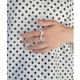 Parallel Flow Double Finger Ring | earyear | 詳細画像2 