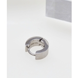 サージカル ステンレス フラット フープピアス(UNISEX) | earyear | 詳細画像2 