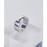 サージカル ステンレス フラット フープピアス(UNISEX) | earyear | 詳細画像7 