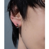 サージカル ステンレス フラット フープピアス(UNISEX) | earyear | 詳細画像9 
