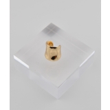 凸凹プレート-艶ゴールド | メタルフープ片耳イヤーカフ | earyear