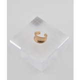 ラウンドカールーマットゴールド | メタルフープ片耳イヤーカフ | earyear