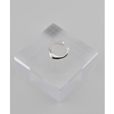 変形フープ-艶シルバー | メタルフープ片耳イヤーカフ | earyear