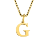 ブロックレター イニシャル チャーム ネックレス Stainless 316L | earyear | 詳細画像14