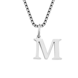 ブロックレター イニシャル チャーム ネックレス Stainless 316L | earyear | 詳細画像25