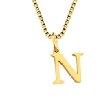 ブロックレター イニシャル チャーム ネックレス Stainless 316L | earyear | 詳細画像28