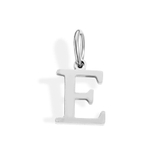 E_S | ブロックレター イニシャル チャーム ネックレス Stainless 316L | earyear