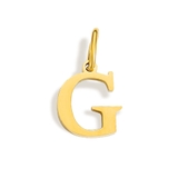 G_G | ブロックレター イニシャル チャーム ネックレス Stainless 316L | earyear