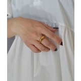 Luna Dome design peti Volume Ring | earyear | 詳細画像6 