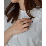 Layered Line Ring Stainless 316L | earyear | 詳細画像1 