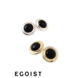 サークルブラックストーンピアス | EGOIST | 詳細画像1