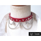 本革チョーカー スタッズ レザー | Eight Channel  | 詳細画像1 