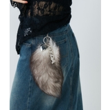 グレー | GYDA(ジェイダ)ファーチャーム ファーしっぽ GY-A391 | ELGAES