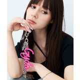 ピンク | GYDA(ジェイダ)ビッグロゴチャーム 巾着付き GY-A392 | ELGAES