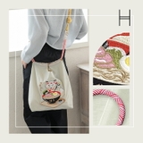 トートバッグ 刺繍 エコバッグ | Emmmo | 詳細画像13 