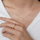 シャインダイヤチェーンネックレス【ニッケルフリー】 | enjoueel | 詳細画像2