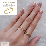 Tラインチェーンステッチリング | enjoueel | 詳細画像1