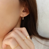 クラッキングピアス【ニッケルフリー】 | enjoueel | 詳細画像1