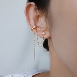 シャインパールダブルイヤーカフ【ニッケルフリー】 | enjoueel | 詳細画像5