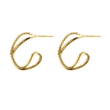 アナザークロスフープピアス 【ニッケルフリー】 | enjoueel | 詳細画像2