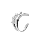 オーバーラップクリスタルイヤーカフ【ニッケルフリー】 | enjoueel  | 詳細画像5 