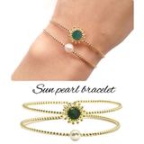 太陽パールブレスレット | enjoueel | 詳細画像8