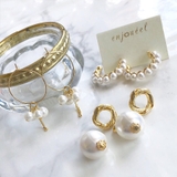 ヴィンテージパールキャッチピアス【ニッケルフリー】 | enjoueel | 詳細画像4