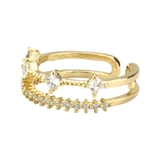 ロンバースラインダブルピンキーリング | enjoueel | 詳細画像4