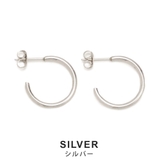 C型スリムフープステンレスピアス SUS サージカル | FACION | 詳細画像2 