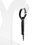 片耳メタルバーチェーンステンレスピアス フープ シルバー | FACION | 詳細画像8 