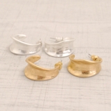 ビンテージメタルC型フープピアス アンティーク ビンテージ | FACION | 詳細画像1 