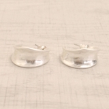 シルバー | ビンテージメタルC型フープピアス アンティーク ビンテージ | FACION