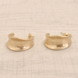 ゴールド | ビンテージメタルC型フープピアス アンティーク ビンテージ | FACION