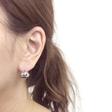 メタルラウンドボールワンタッチピアス 丸 球体 | FACION | 詳細画像6