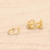 片耳重ね付けデザインイヤーカフSET ノンホールピアス イヤリング | FACION | 詳細画像1 