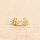 片耳重ね付けデザインイヤーカフSET ノンホールピアス イヤリング | FACION | 詳細画像4 