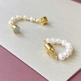 マグネット式淡水パールフープイヤリング ピアス イヤーカフ | FACION | 詳細画像2