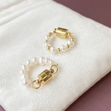 マグネット式淡水パールフープイヤリング ピアス イヤーカフ | FACION | 詳細画像4